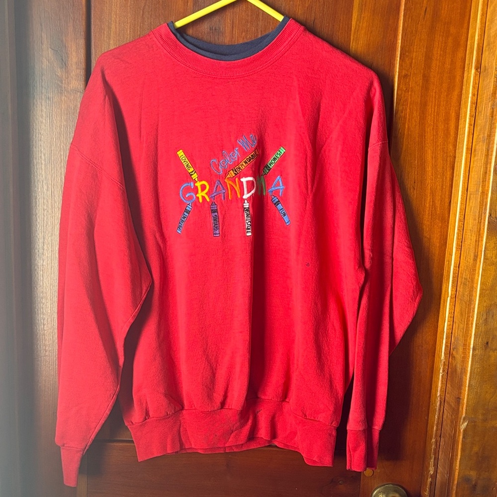 Red Graphic Men's Sweater